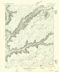 Moab 3 SW 1952 topographic map thumbnail