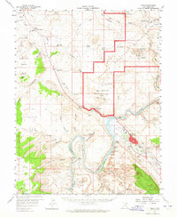 Moab 1959 topographic map preview