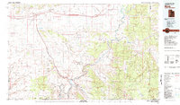 Moab 1983 topographic map preview
