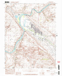 Moab 1985 topographic map thumbnail