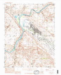 Moab 1985 topographic map thumbnail