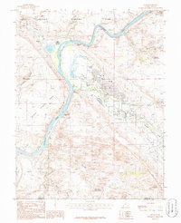 Moab 1985 topographic map preview