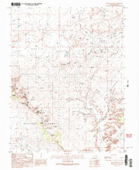 Mollie Hogans 1991 topographic map thumbnail