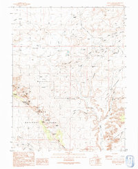 Mollie Hogans 1991 topographic map thumbnail