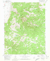 Monroe Peak 1980 topographic map thumbnail