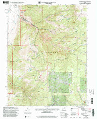 Monroe Peak 2001 topographic map thumbnail