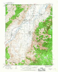 Monroe 1940 topographic map preview