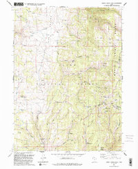 Monte Cristo Peak 1991 topographic map thumbnail