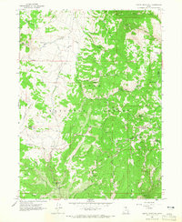 Monte Cristo PK 1964 topographic map thumbnail