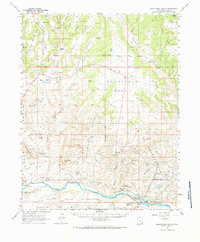Montezuma Creek 1962 topographic map thumbnail