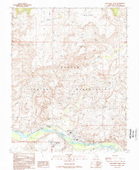 Montezuma Creek 1989 topographic map thumbnail