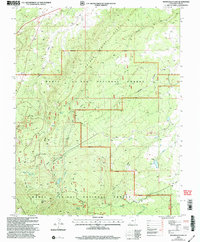 Monticello Lake 2001 topographic map thumbnail