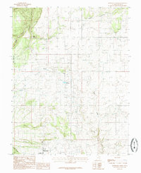 Monticello North 1985 topographic map thumbnail