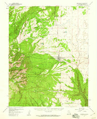 Monticello 1957 topographic map thumbnail