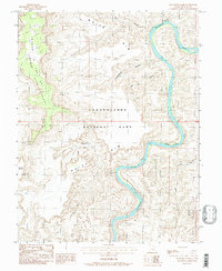 Monument Basin 1988 topographic map thumbnail