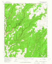 Monument Canyon 1957 topographic map thumbnail