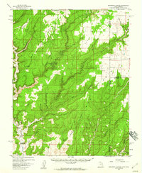 Monument Canyon 1957 topographic map thumbnail