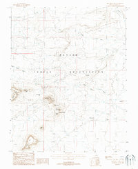 Monument Pass 1988 topographic map thumbnail