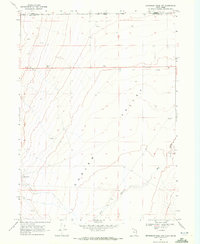 Monument Peak NW 1968 topographic map thumbnail