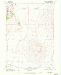 Monument Peak SW 1968 topographic map thumbnail