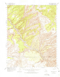 Moody Creek 1953 topographic map thumbnail
