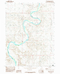 Moon Bottom 1985 topographic map preview