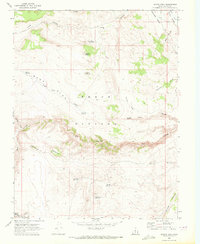 Moroni Peak 1969 topographic map thumbnail