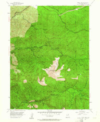 Mount Aire 1955 topographic map thumbnail