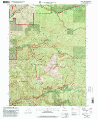 Mount Aire 1998 topographic map thumbnail