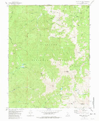 Mount Belknap 1980 topographic map thumbnail