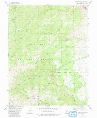 Mount Brigham 1980 topographic map thumbnail