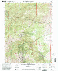 Mount Brigham 2001 topographic map thumbnail