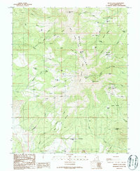 Mount Ellen 1986 topographic map preview