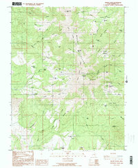 Mount Ellen 1986 topographic map thumbnail