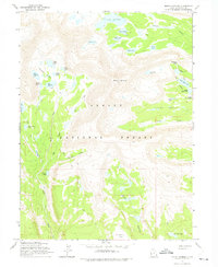 Mount Emmons 1965 topographic map thumbnail