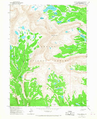 Mount Emmons 1965 topographic map thumbnail