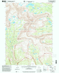 Mount Emmons 1996 topographic map thumbnail