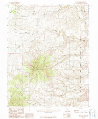Mount Holmes 1987 topographic map preview