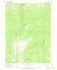 Mount Lena 1967 topographic map preview