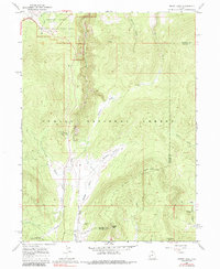 Mount Lena 1967 topographic map preview