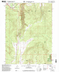 Mount Lena 1996 topographic map thumbnail