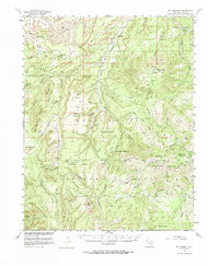 Mount Linnaeus 1954 topographic map thumbnail