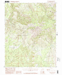 Mount Linnaeus 1985 topographic map thumbnail
