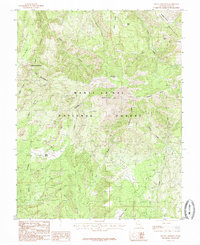 Mount Linnaeus 1985 topographic map preview