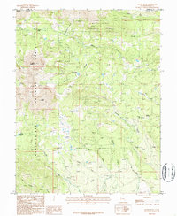 Mount Peale 1987 topographic map thumbnail
