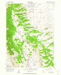 Mount Pisgah 1955 topographic map thumbnail