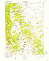 Mount Pisgah 1955 topographic map thumbnail