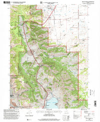 Mount Pisgah 1998 topographic map thumbnail