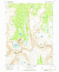 Mount Powell 1967 topographic map thumbnail
