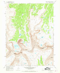 Mount Powell 1967 topographic map thumbnail